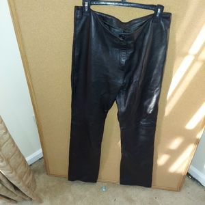 Leather pants